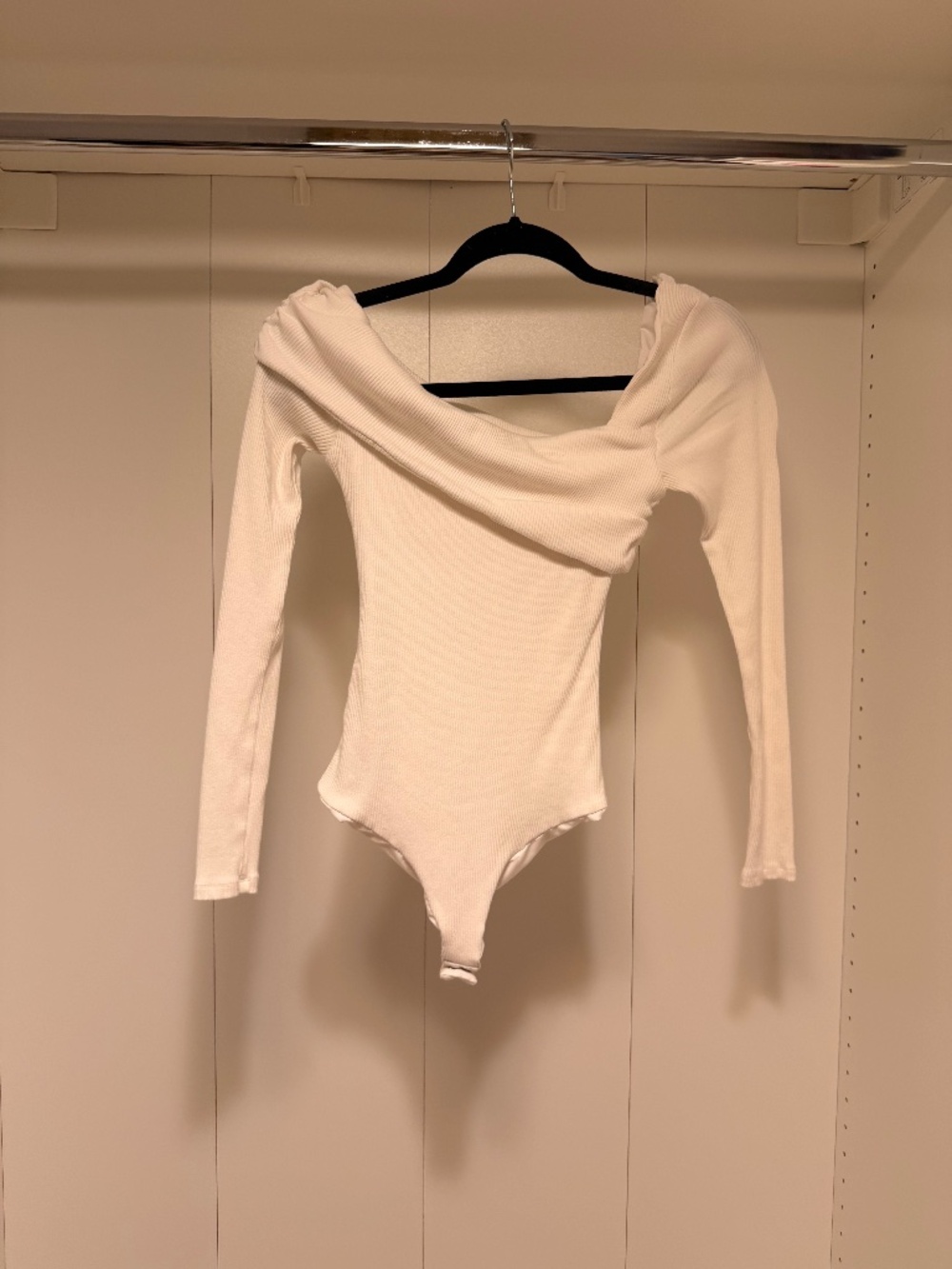 Privacy please one shoulder bodysuit